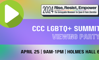 CCC LGBTQ+ Summit graphic