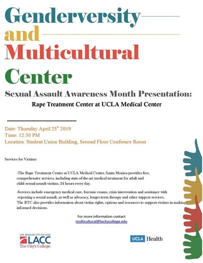 Sexual Assault Awareness Month Flyer