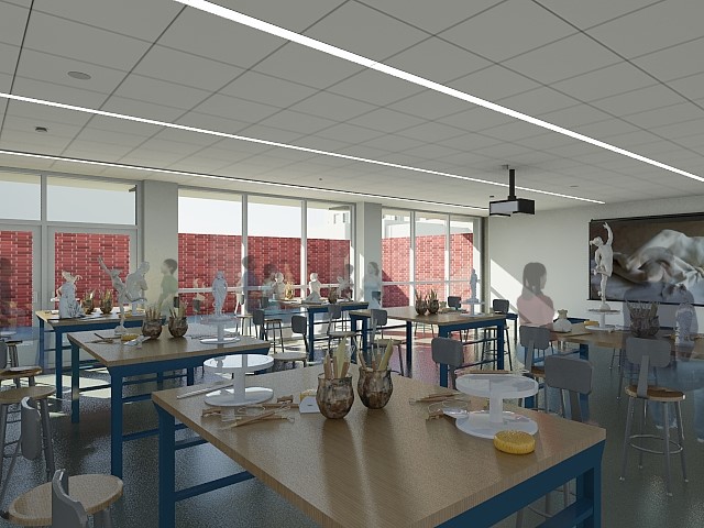 Da Vinci Hall Modernization Classroom