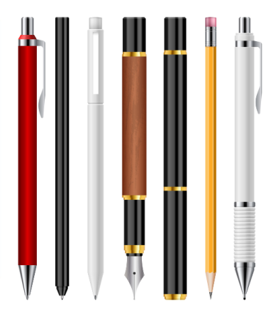 Collection of pens