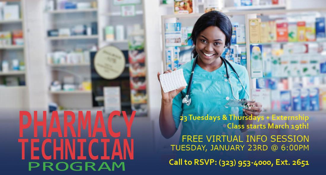 Pharmacy Technician Info Session Jan 2024