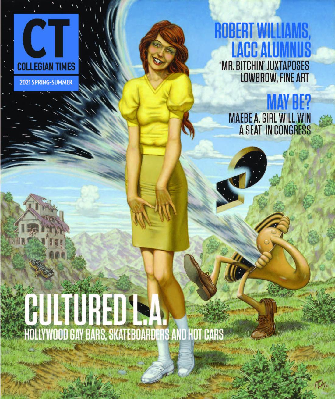 Magazine cover of "Cultured L.A."