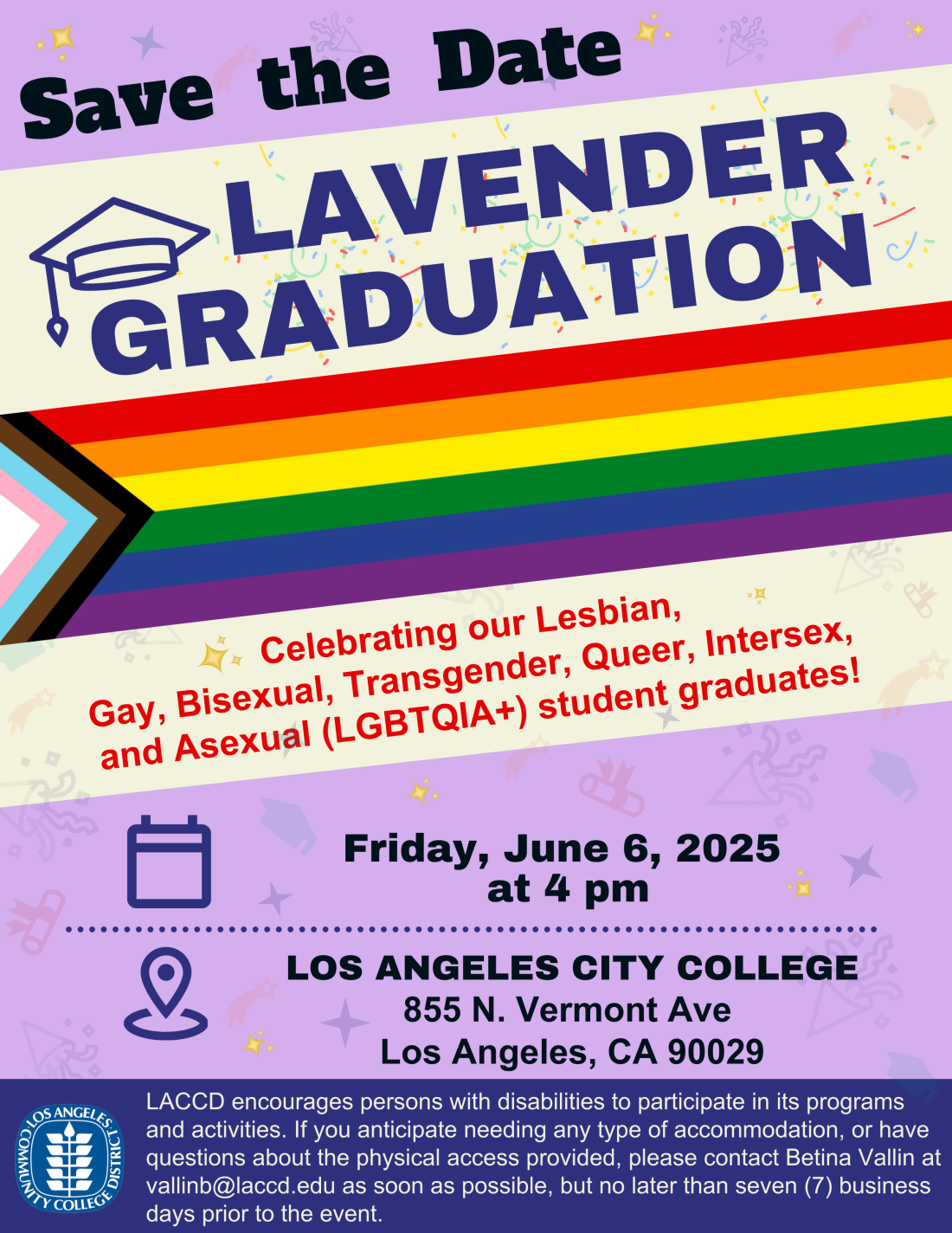 LACCD Lavender Graduation 2025